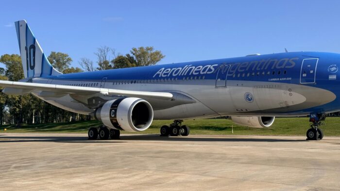 Aerolíneas Argentinas presenta el avión oficial rumbo al Mundial 2026