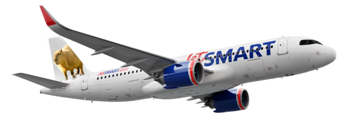 JetSMART Argentina Adds Capybara-Themed Airbus A320neo to Its Fleet