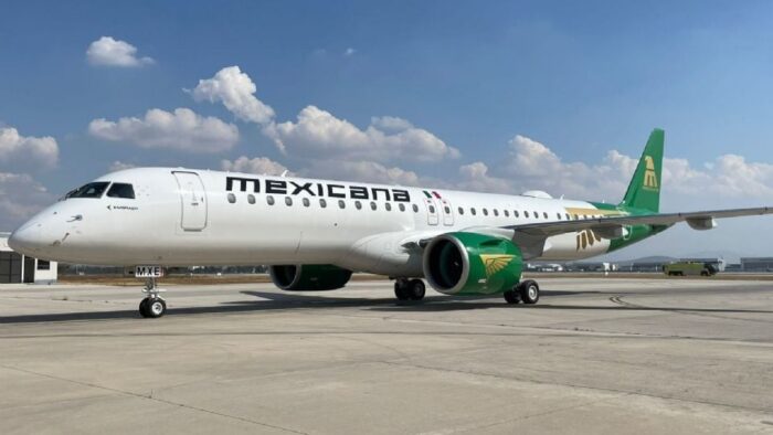 Mexicana adds sixth E190-E2 to boost fleet and connectivity