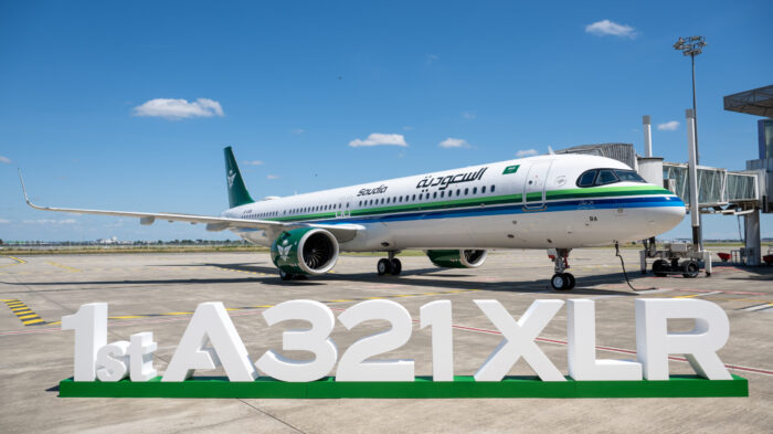 Saudia recibe su primer Airbus A321XLR y marca un hito en Oriente Medio
