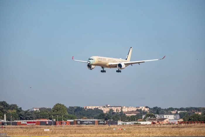 Airbus completa el vuelo de prueba más largo del A350-1000ULR para Qantas