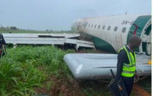 Accidente: Embraer E170 de Enugu Air sufre excursión de pista en Benin City