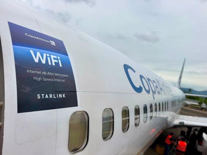 Copa Airlines incorpora internet Starlink y será la primera aerolínea de Latinoamérica con WiFi de alta velocidad a bordo