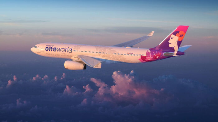 Hawaiian Airlines presenta una librea especial para celebrar su incorporación a la alianza oneworld