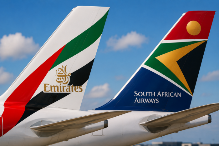 Emirates y South African Airways amplían su alianza con nueve nuevos destinos en África