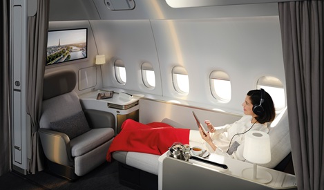 (2) La Première à bord ©Air France