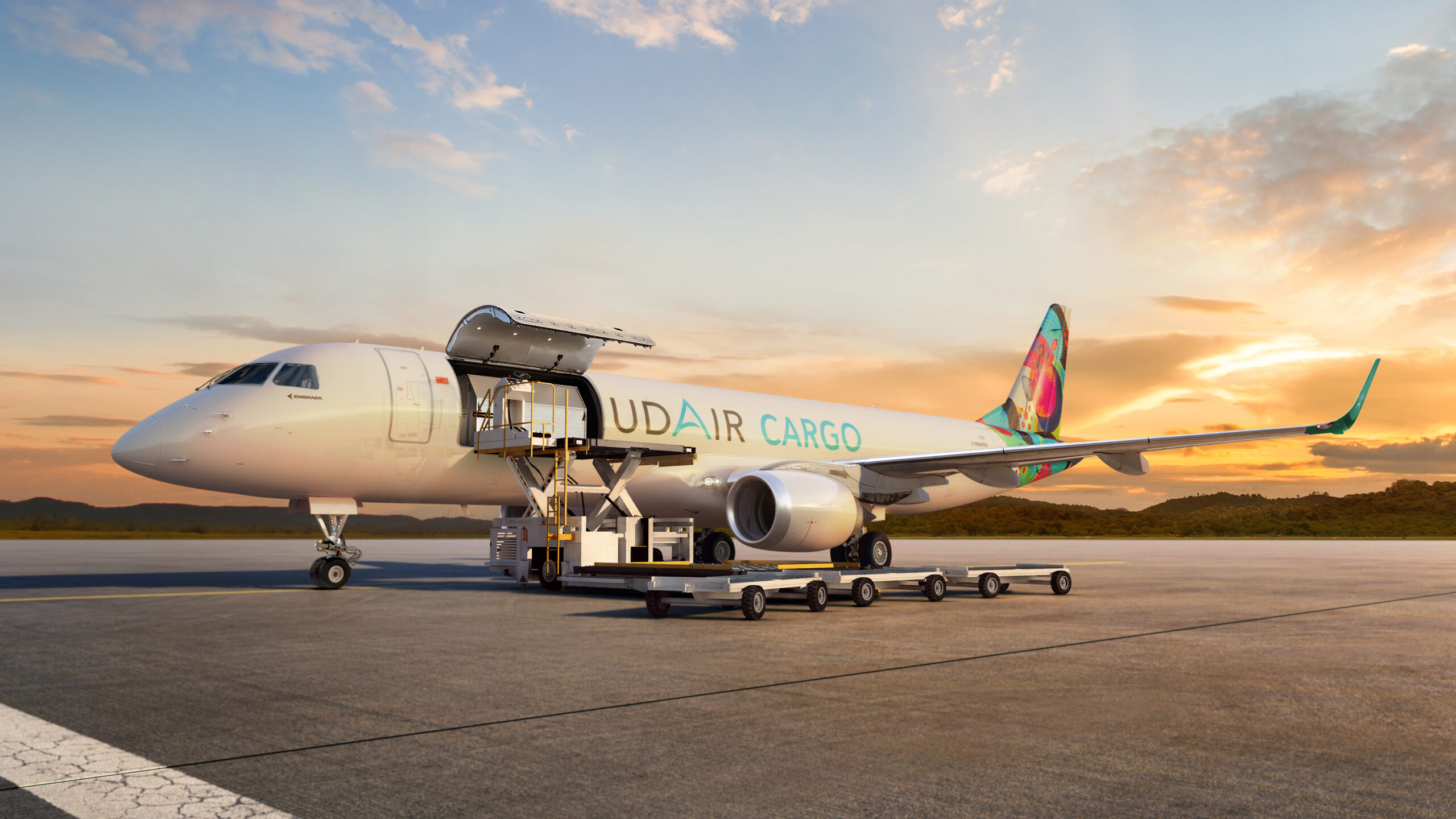 BermudAir incorpora el Embraer E190F y estrena el E-Freighter en América