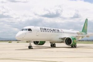Mexicana incorpora su noveno Embraer E190-E2 y amplía su capacidad un 11%