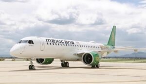 Mexicana recibe su décima aeronave y alcanza la mitad de su flota Embraer E2 prevista